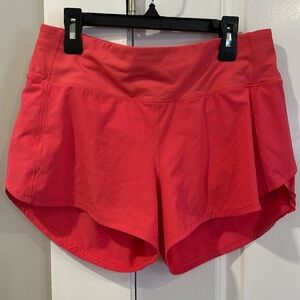 Lululemon speed up shorts size 6